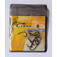 Рибальські гачки Cobra round, 10шт, розмір № 6