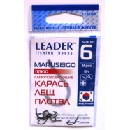 Гачки Leader MARUSEIGO BN, № 6 (9шт.)