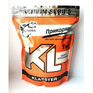 Рибальська підгодовування KLASSTER PREMIUM Короп, 1кг, короп-полуниця