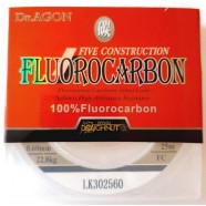 Флюорокарбон Dr.AGON FIVE CONSTRUCTION, 25м, діаметр 0,60мм