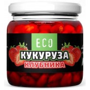 Наживка Кукурудза ECO ROBIN скло 200г., полуниця