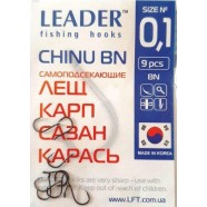 Гачки Leader CHINU BN, № 0,1 (9шт.)