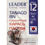 Гачки для риболовлі Лідер TANAGO BN, № 12 (8шт.)