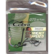 Гачки для риболовлі, Cobra Iseama, 10шт/уп, колір BN, розмір №5