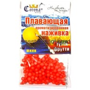 Корона, кульки пінопласту, міні, (4-6мм), тутті - фрутті
