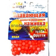Пінопластова наживка Корона, міді, (6-8мм), тутті - фрутті