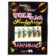 Мормишка Carpe Diem Ризький банан, вольфрамова, кр.№16 5шт Gold CAT eye 2,5 mm 0,4 g 025-025-1