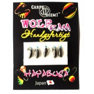 Мормишка вольфрамова Carpe Diem Ризький банан кр.№18 5шт Black ланцюжок 2mm 0,3 g 025-020-1