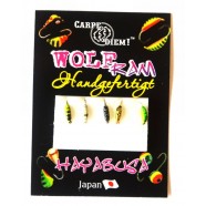 Мормишка вольфрамова Carpe Diem Личинка ( фарбування) - кр.№ 20 5шт 0,1 g 011-010-2