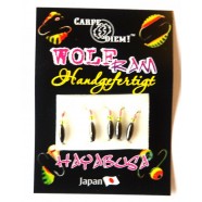 Мормишка вольфрамова Carpe Diem Оливка кр.№ 16 5шт Black 6,0* 2mm 0,2 g 036-026-1