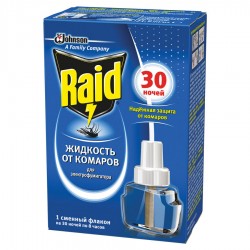 Рідина для фумігатора Рейд/Raid 30 ночей