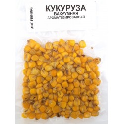 Наживка Кукурудза Art Fishing у вакуумній упаковці, 100гр, ваніль