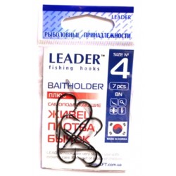 Гачки Лідер BAITHOLDER BN, № 4 (7шт.)