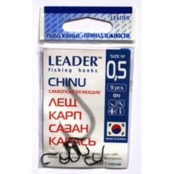 Гачки Leader CHINU BN, № 0,5 (9шт.)