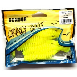 Приманка їстівна силіконова Condor (Кондор), PRP-100, 100мм, 6шт., колір № 32