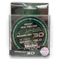 Леска Mimicry 3D Winner, длина 100м., диаметр 0,18мм