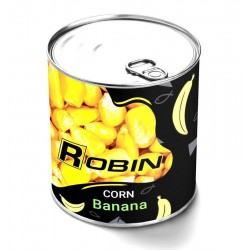 Наживка Кукурудза ROBIN ж/б 200мл., банан