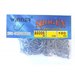 Гачки WINNER SHOGUN, 100 шт, розмір № 10