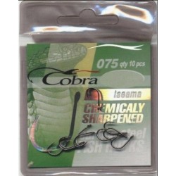 Гачки для риболовлі, Cobra Iseama, 10шт/уп, колір BN, розмір №5