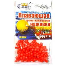 Корона, кульки пінопласту, міні, (4-6мм), тутті - фрутті