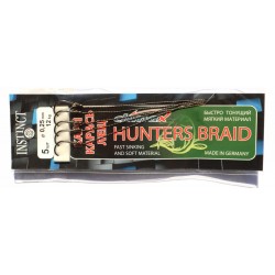 Повідець для риболовлі Instinct Hunters Braid (5шт), діаметр 0,25мм