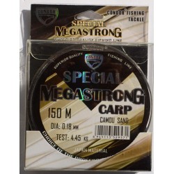 Волосінь Condor MegaStrong Special Carp CAMOU SAND, 150м , діаметр 0,18мм