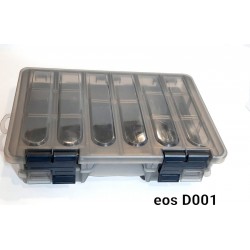 Рибальська коробка EOS D001 дворівнева зі знімними перегородками 280/180/70мм