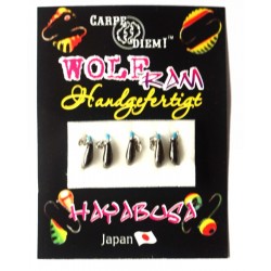 Вольфрамовая мормышка Carpe Diem Рижский банан кр.№18 5шт Black цепочка 2mm 0,3g 025-020-1