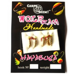 Мормишка вольфрамова Carpe Diem Личинка кр.№ 16 5шт Gold ланцюжок 0,2 g 011-020-1