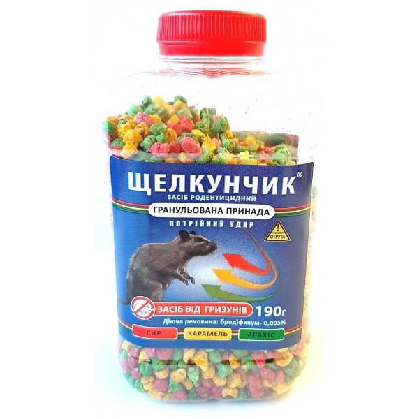 Приманка Щелкунчик гранула микс ПЭТ, 190 г Приманка Щелкунчик гранула микс ПЭТ, 190 г