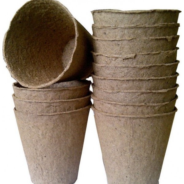 Торфяной горшок (стаканчик для рассады), 110х100мм Торфяной горшок (стаканчик для рассады), 110х100мм