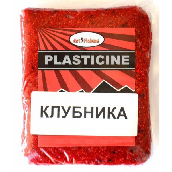 Пластилин для рыбалки Art Fishing, 500гр, клубника