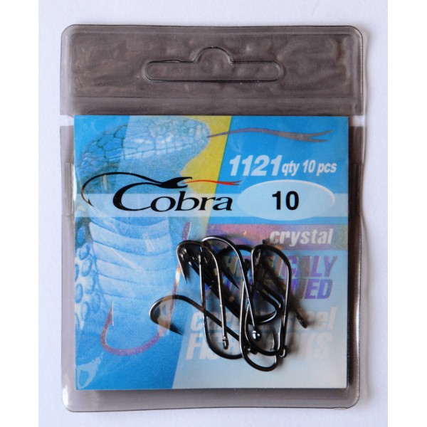 Крючки Кобра crystal, 10шт, размер № 10