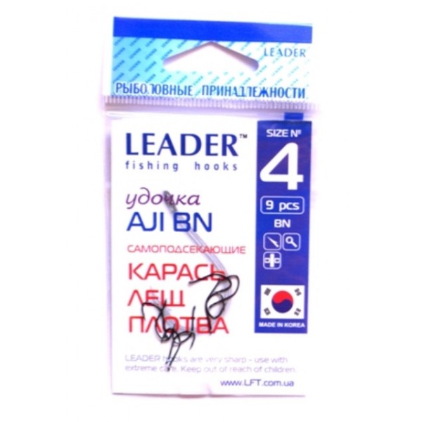 Гачки Лідер AJI BN, № 4 (9шт.)