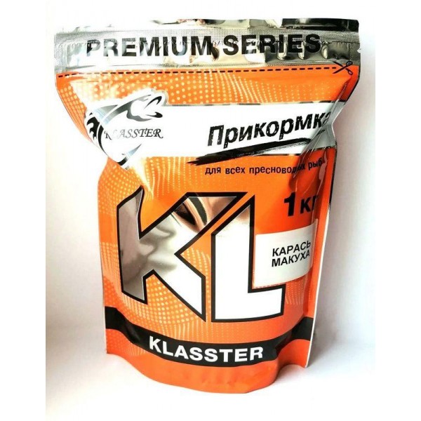 Прикормка для риби KLASSTER PREMIUM Карась, 1кг, карась-макуха