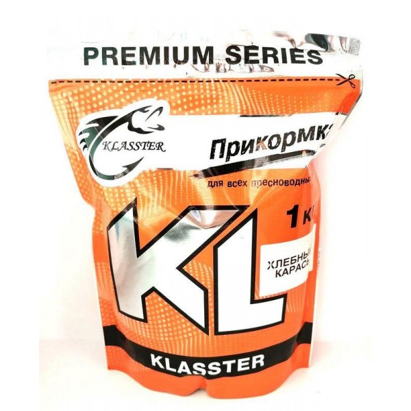 Прикормка для риби KLASSTER PREMIUM Карась, 1кг, карась-хліб