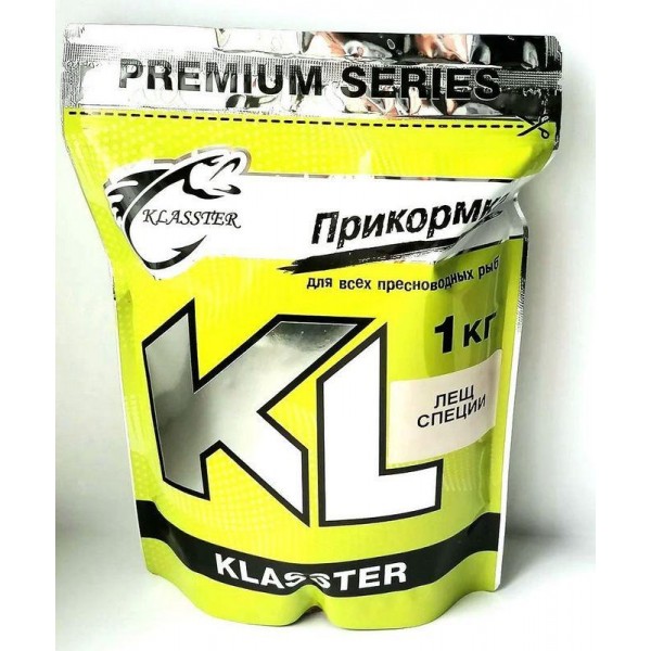 Прикормка для риболовлі KLASSTER PREMIUM Лящ, 1кг, лящ-спеції Прикормка для риболовлі KLASSTER PREMIUM Лящ, 1кг, лящ-спеції