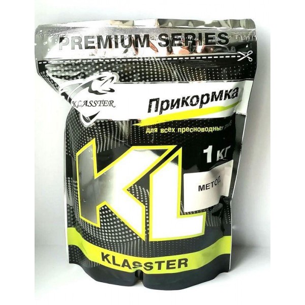 Рыболовная прикормка KLASSTER PREMIUM Метод, 1кг, метод Рыболовная прикормка KLASSTER PREMIUM Метод, 1кг, метод