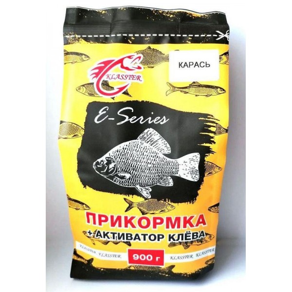 Прикормка для рыбалки KLASSTER E-SERIES, 0,9кг, карась