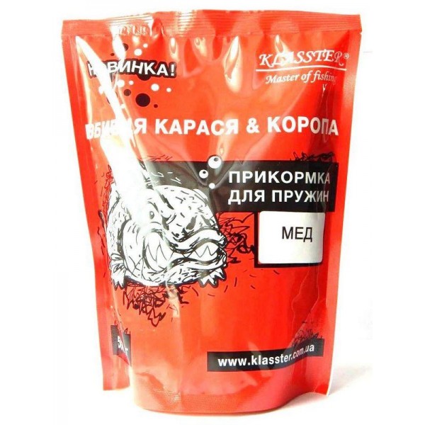 Пластилін сухий КLASSTER Вбивця карася та коропа, 500г., мед Пластилін сухий КLASSTER Вбивця карася та коропа, 500г., мед