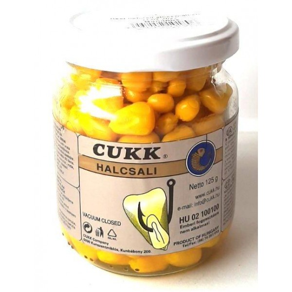 Наживка Сухая кукуруза Cukk, 125г, банан Наживка Сухая кукуруза Cukk, 125г, банан