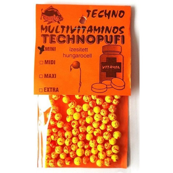 Techno pufi шарики пенопласта, мини (2-4мм), витамин Techno pufi шарики пенопласта, мини (2-4мм), витамин