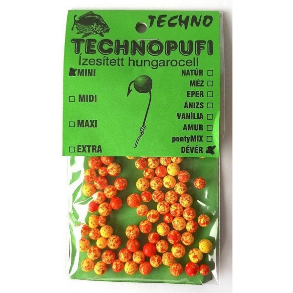 Techno pufi шарики пенопласта, мини (2-4мм), лещ Techno pufi шарики пенопласта, мини (2-4мм), лещ