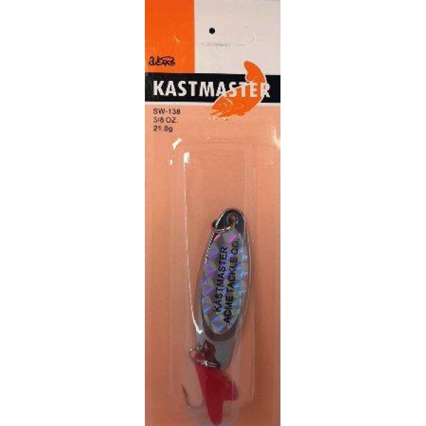 Блесна Кастмастер, 3 крючка, Серебро, вес 21г