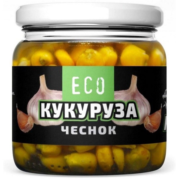 Наживка Кукурудза ECO ROBIN скло 200г., часник Наживка Кукурудза ECO ROBIN скло 200г., часник