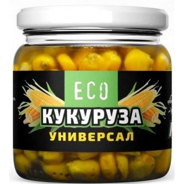 Наживка Кукурудза ECO ROBIN скло 200г., натурал Наживка Кукурудза ECO ROBIN скло 200г., натурал