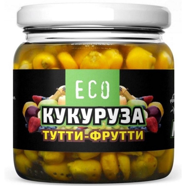 Наживка Кукурудза ECO ROBIN скло 200г., тутті - фрутті Наживка Кукурудза ECO ROBIN скло 200г., тутті - фрутті