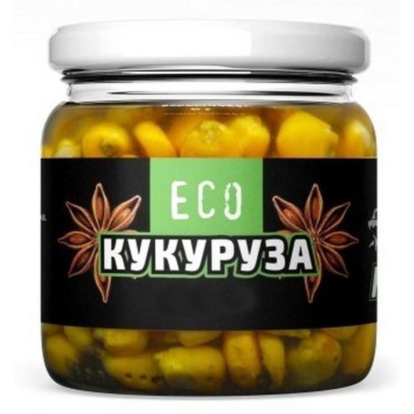 Наживка Кукуруза ECO ROBIN стекло 200г., укроп Наживка Кукуруза ECO ROBIN стекло 200г., укроп