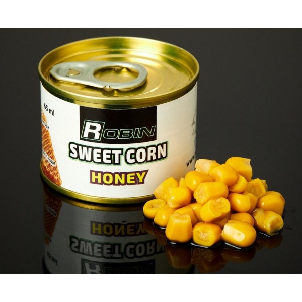 Наживка SWEET CORN ROBIN ж/б 65мл., мёд Наживка SWEET CORN ROBIN ж/б 65мл., мёд