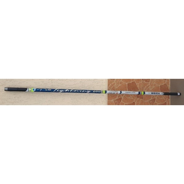Вудка Weida Pole Light Wing sport без кілець (522), довжина 6м